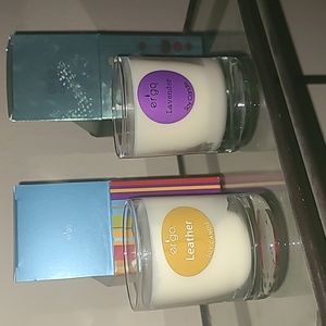 Er'go natural vegan Soy Candle - leather or Lavender (7oz)